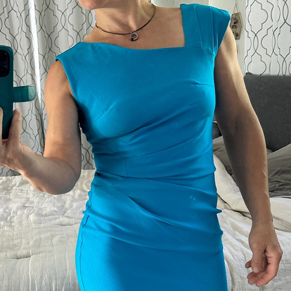 MUXXN Women's Retro 1950s Style Sleeveless Slim Business Pencil Dress